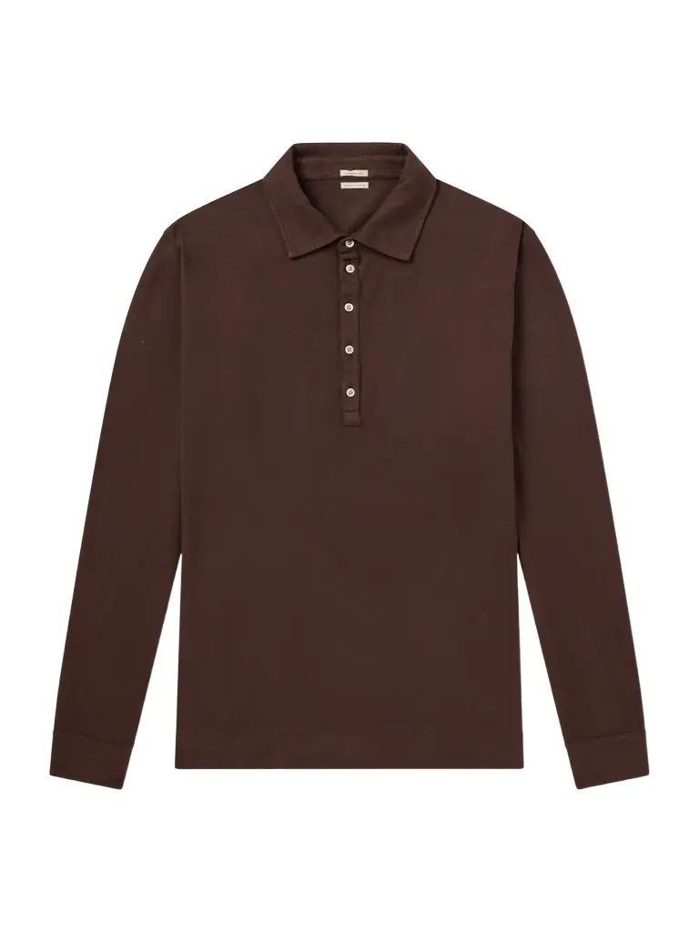 Massimo Alba Raya Cotton-Jersey Polo Shirt - Men | Image 1 Massimo Alba Raya Cotton-Jersey Polo Shirt - Men | Image 1