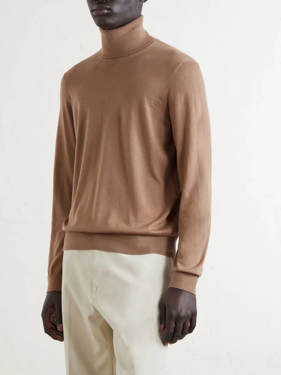 dunhill Cashmere Rollneck Sweater - Men | Thumbnail 3