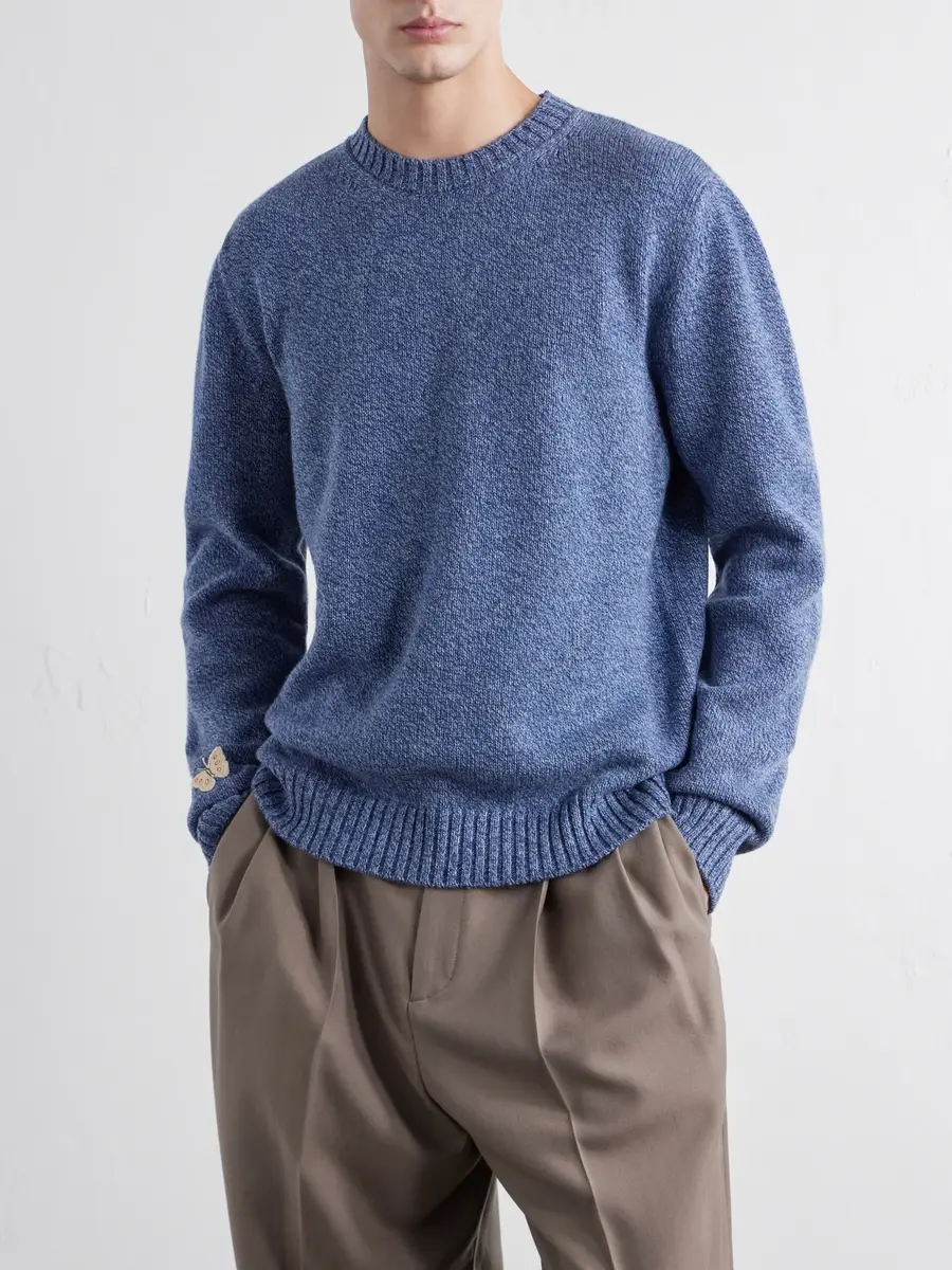 Valentino Garavani Appliquéd Wool Sweater - Men | Thumbnail 3