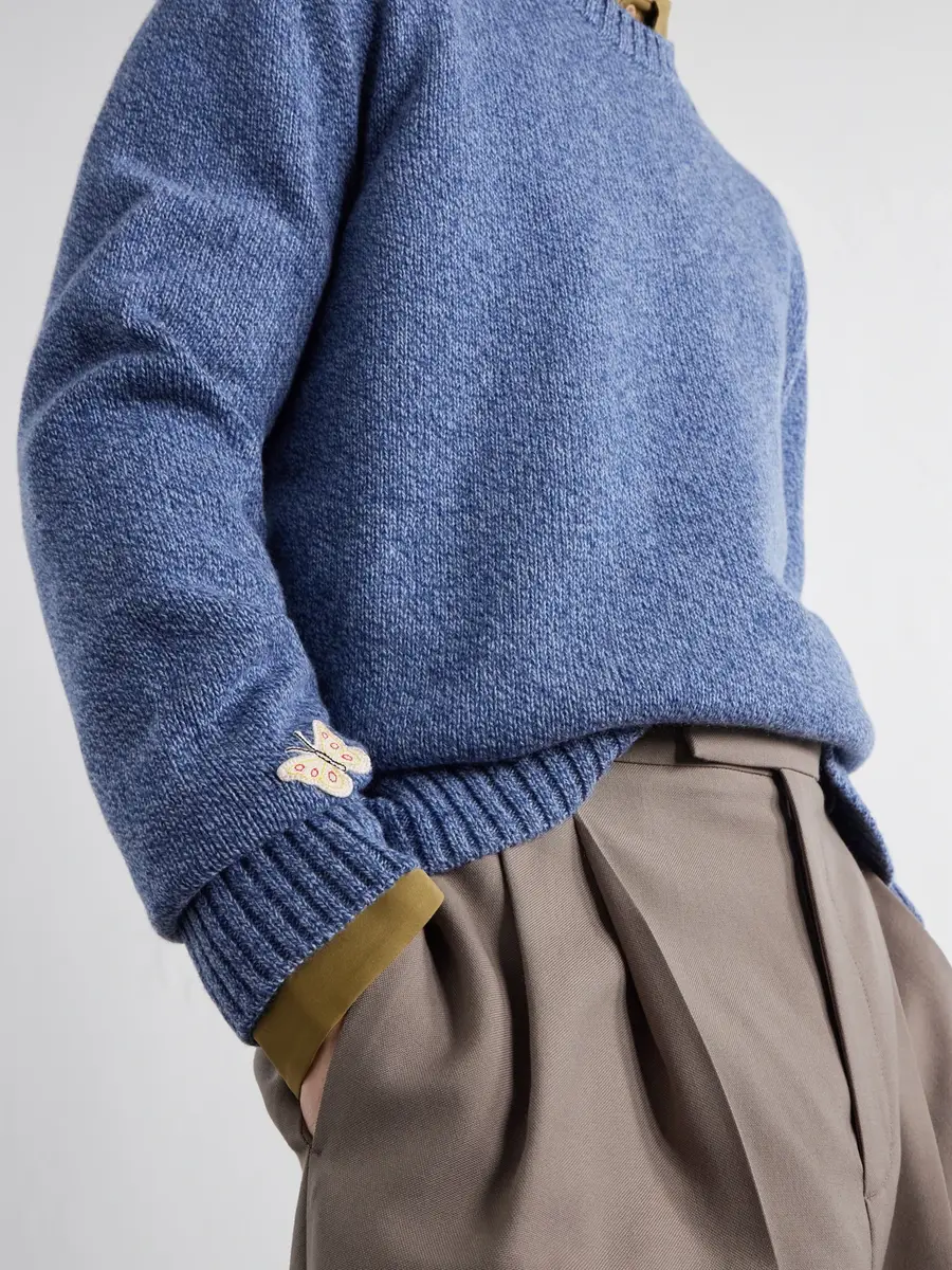 Valentino Garavani Appliquéd Wool Sweater - Men | Thumbnail 5