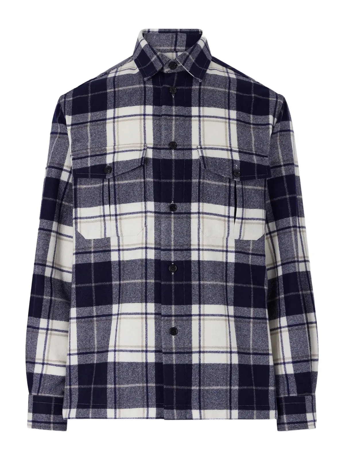 dunhill Checked Cashmere Overshirt - Men