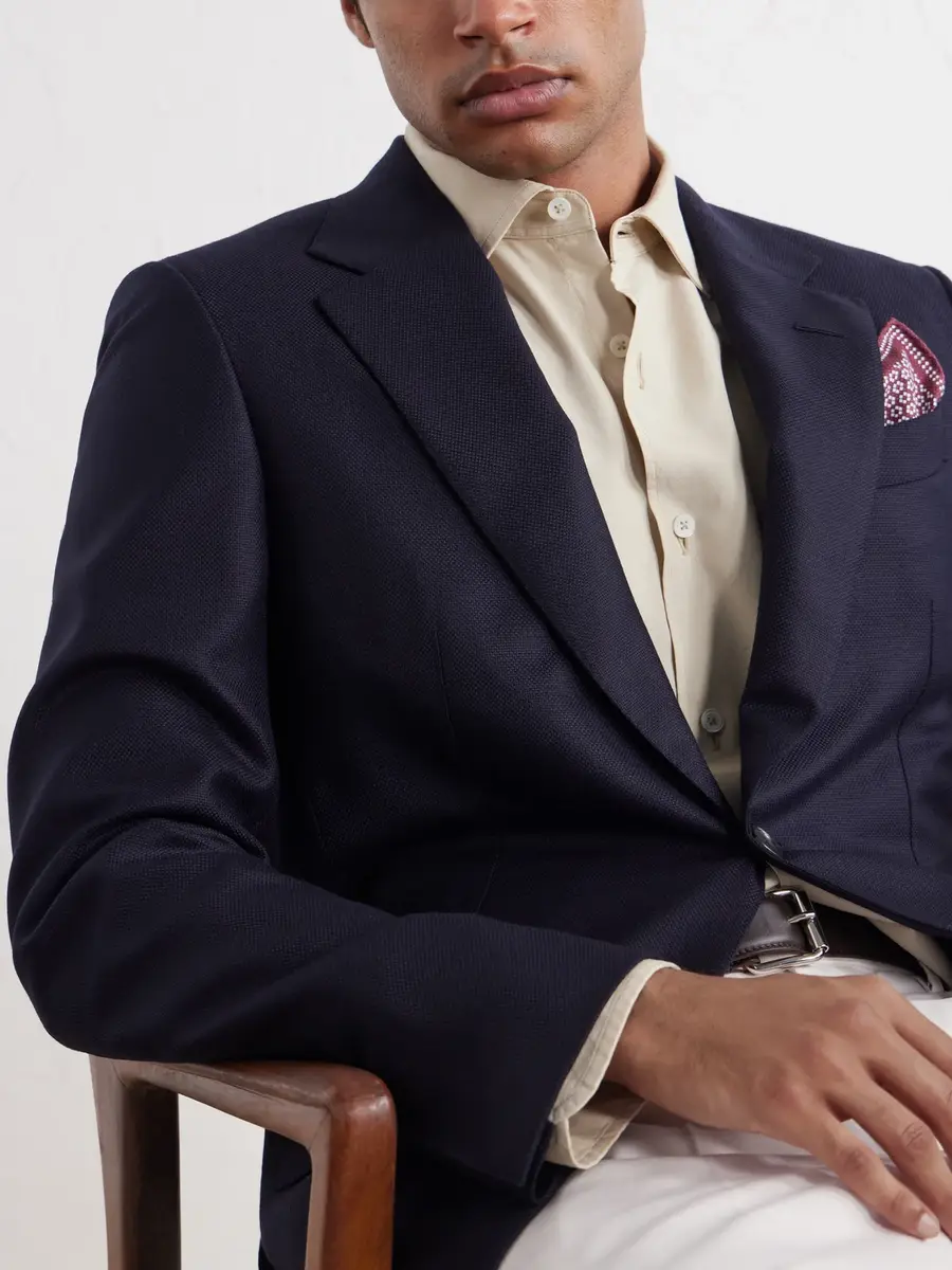 Zegna Wool Blazer - Men | Thumbnail 5 Zegna Wool Blazer - Men | Thumbnail 5