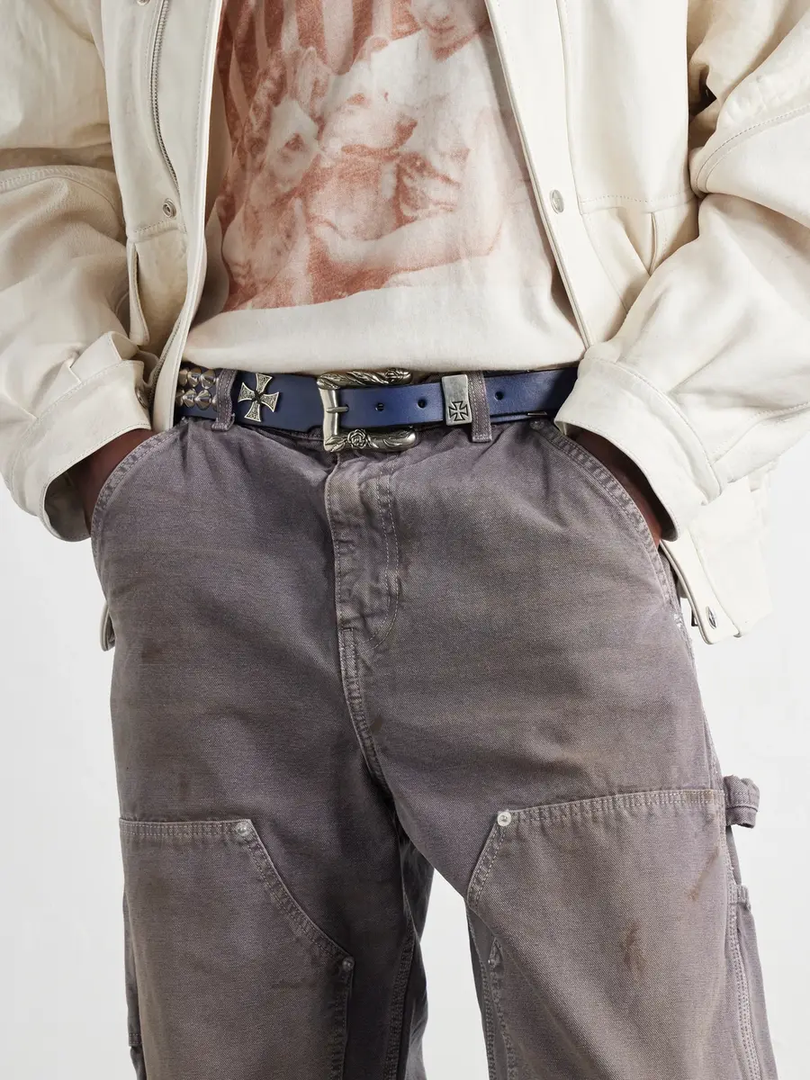 Enfants Riches Déprimés 3.5cm Studded Leather Belt - Men | Thumbnail 2