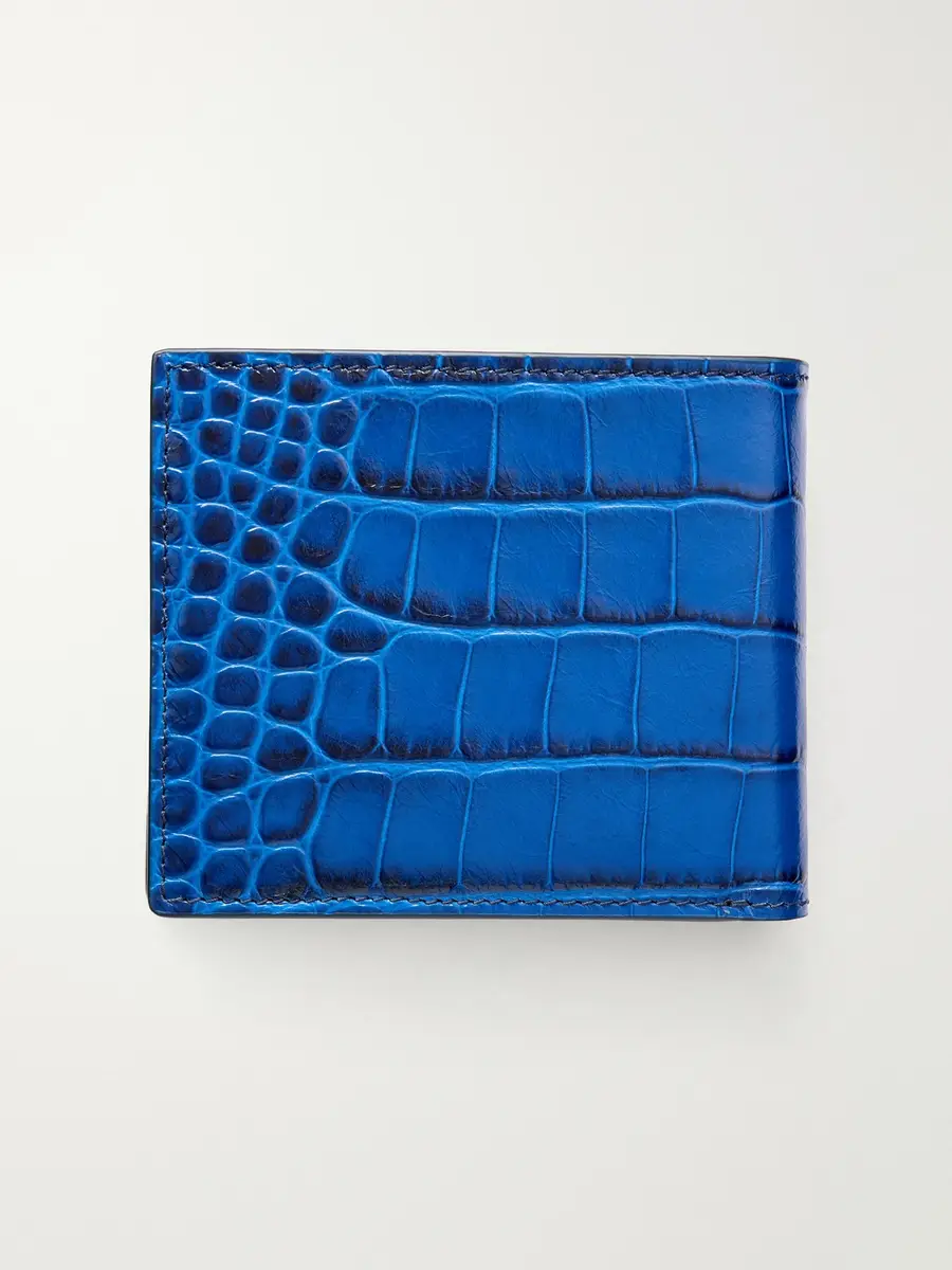 Tom Ford Croc-Effect Leather Bi-Fold Wallet - Men | Thumbnail 2