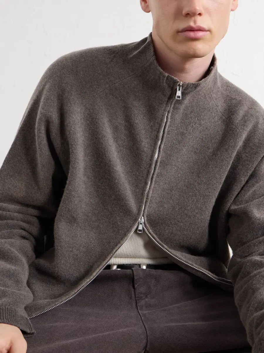 Our Legacy Merino Wool Zip-Up Cardigan - Men | Thumbnail 5 Our Legacy Merino Wool Zip-Up Cardigan - Men | Thumbnail 5