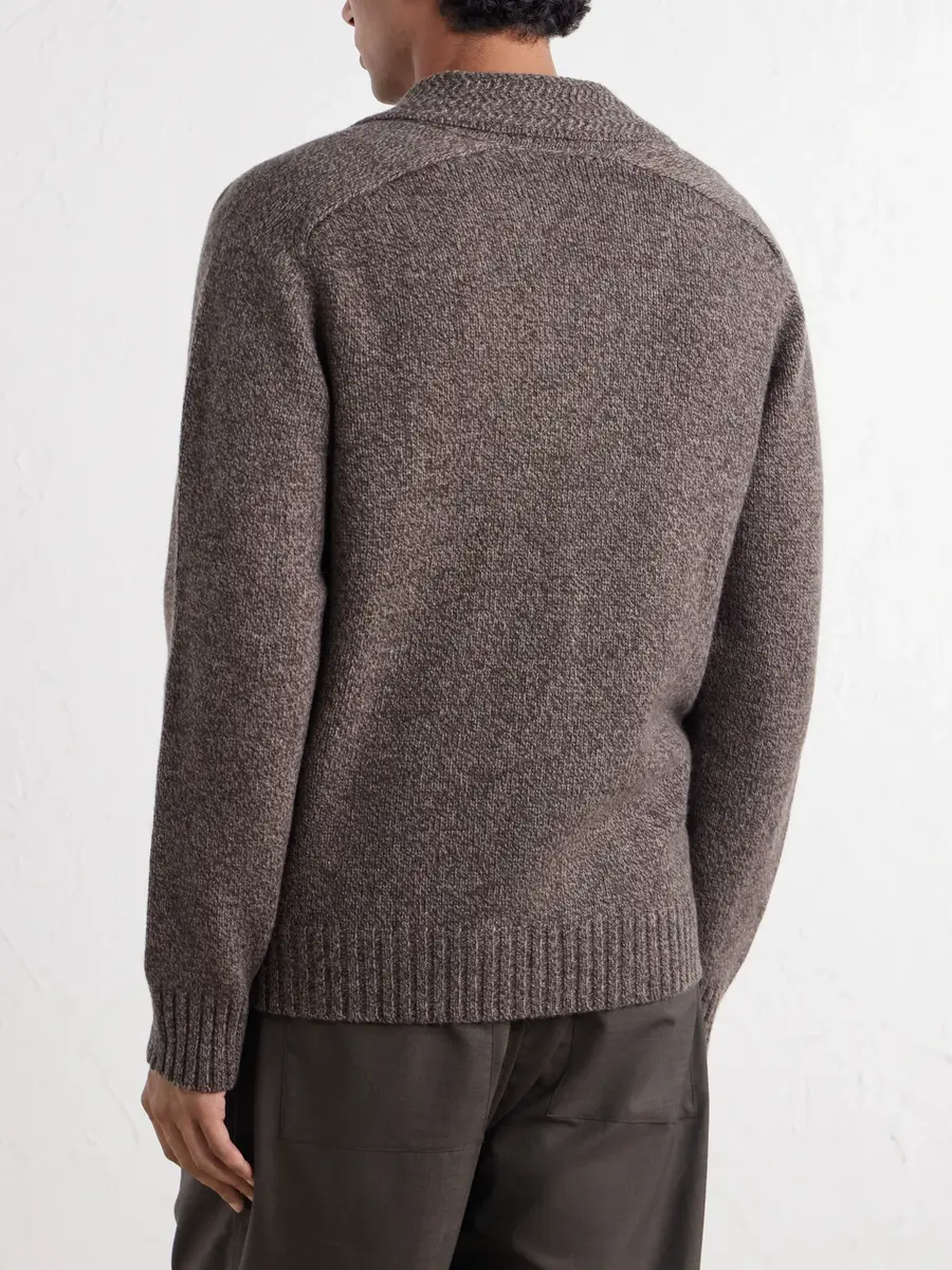 Altea Shawl-Collar Wool and Cashmere-Blend Cardigan - Men | Thumbnail 4