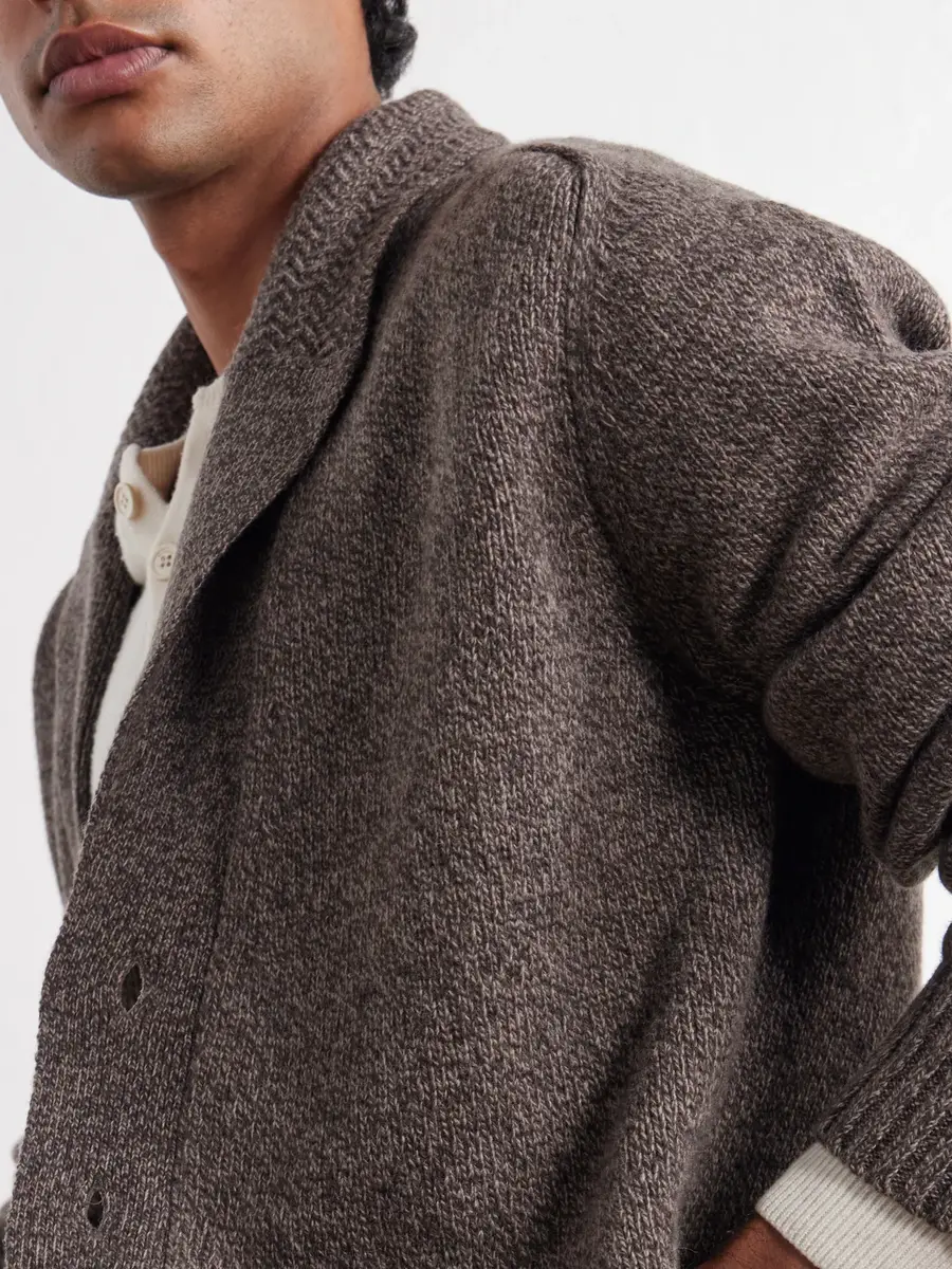 Altea Shawl-Collar Wool and Cashmere-Blend Cardigan - Men | Thumbnail 5