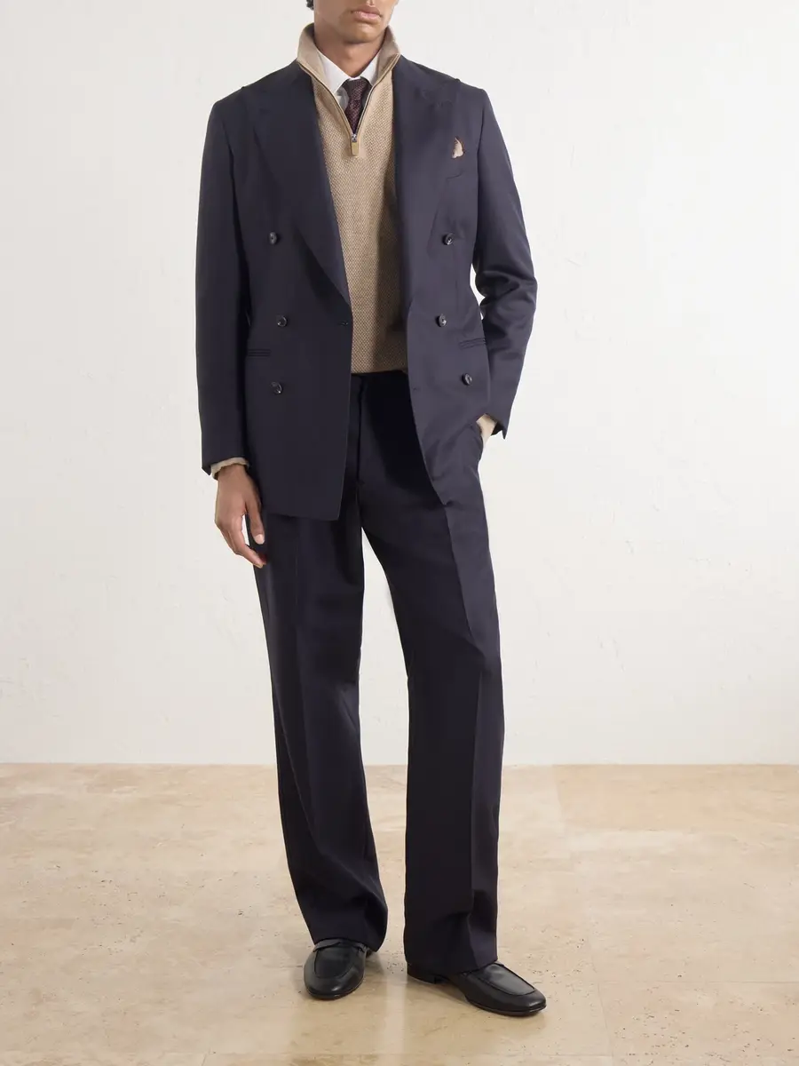 Zegna Oasi Cashmere Half-Zip Sweater - Men | Thumbnail 2 Zegna Oasi Cashmere Half-Zip Sweater - Men | Thumbnail 2