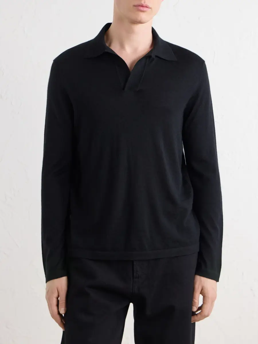 Gabriela Hearst Frome Cashmere Polo Shirt - Men | Thumbnail 3 Gabriela Hearst Frome Cashmere Polo Shirt - Men | Thumbnail 3