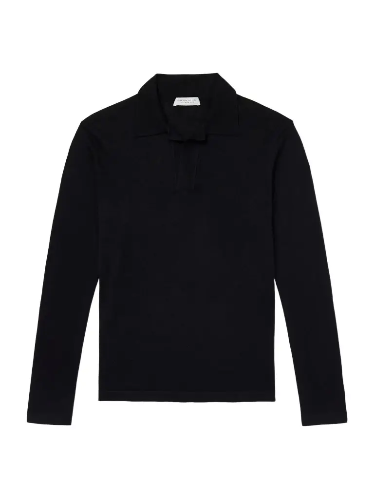 Gabriela Hearst Frome Cashmere Polo Shirt - Men | Image 1 Gabriela Hearst Frome Cashmere Polo Shirt - Men | Image 1