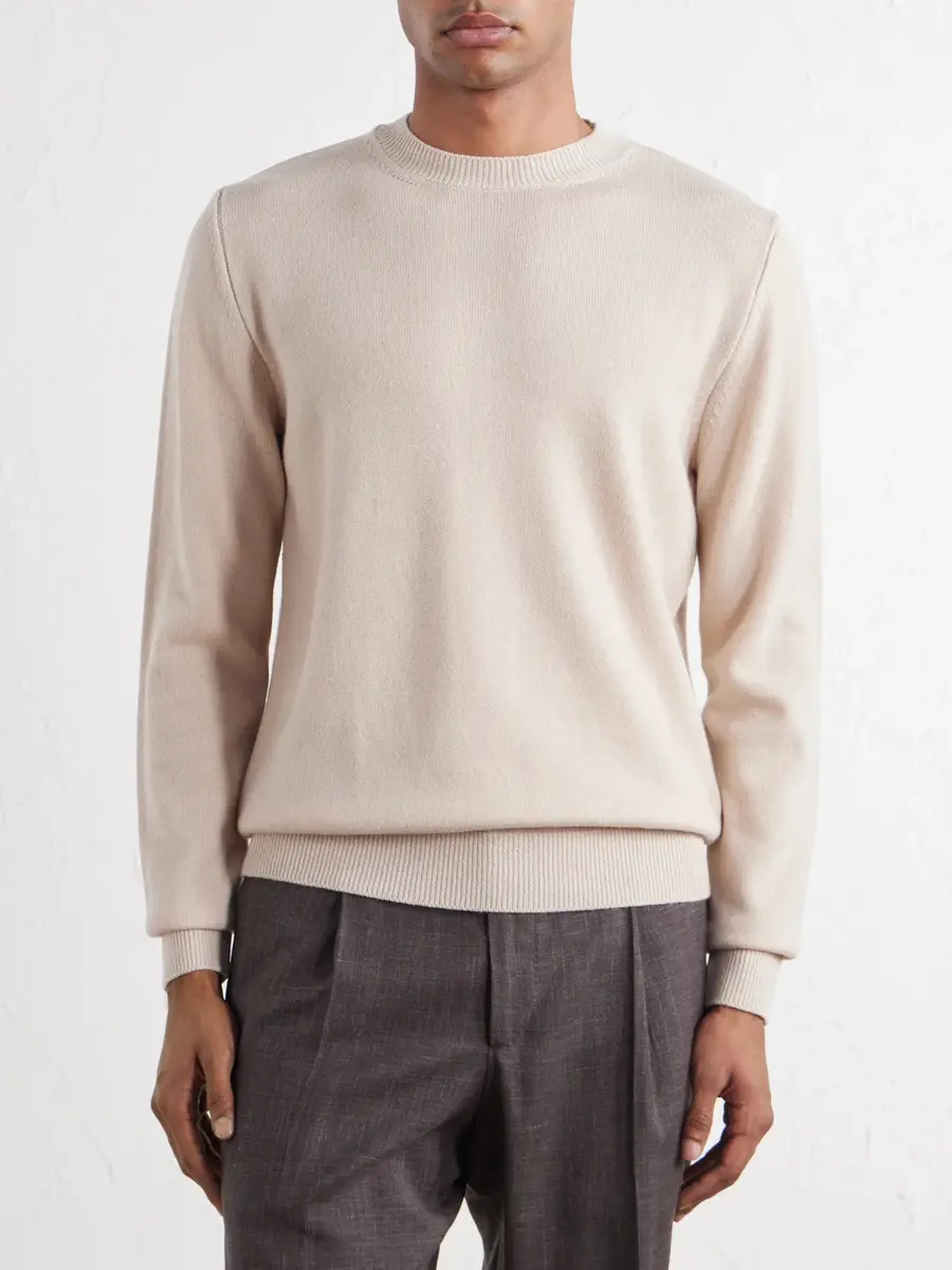 Lardini Wool and Cashmere-Blend Sweater - Men | Thumbnail 3 Lardini Wool and Cashmere-Blend Sweater - Men | Thumbnail 3