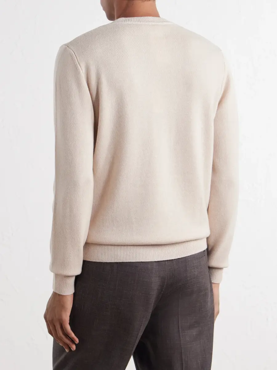 Lardini Wool and Cashmere-Blend Sweater - Men | Thumbnail 4 Lardini Wool and Cashmere-Blend Sweater - Men | Thumbnail 4