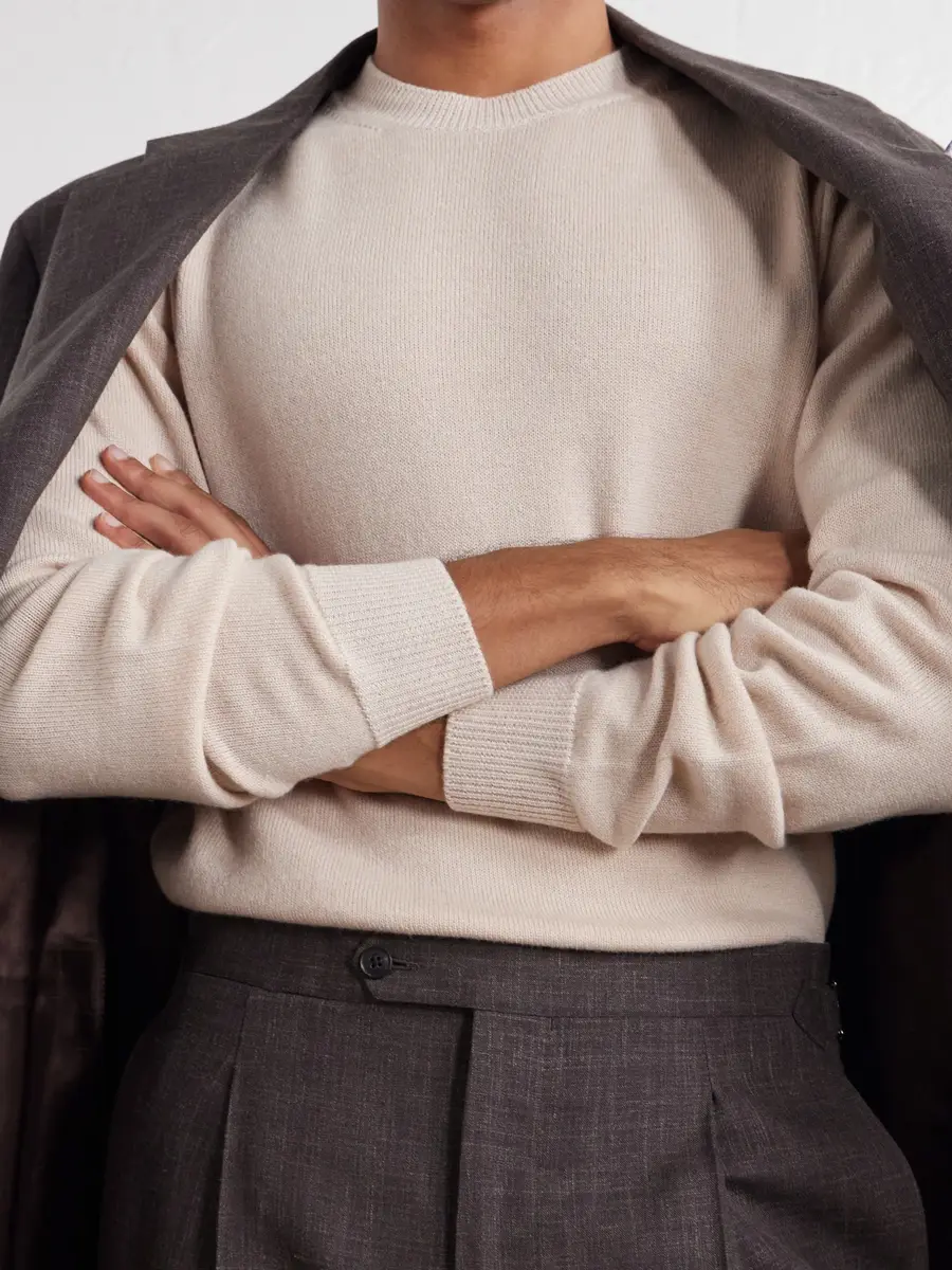 Lardini Wool and Cashmere-Blend Sweater - Men | Thumbnail 5 Lardini Wool and Cashmere-Blend Sweater - Men | Thumbnail 5