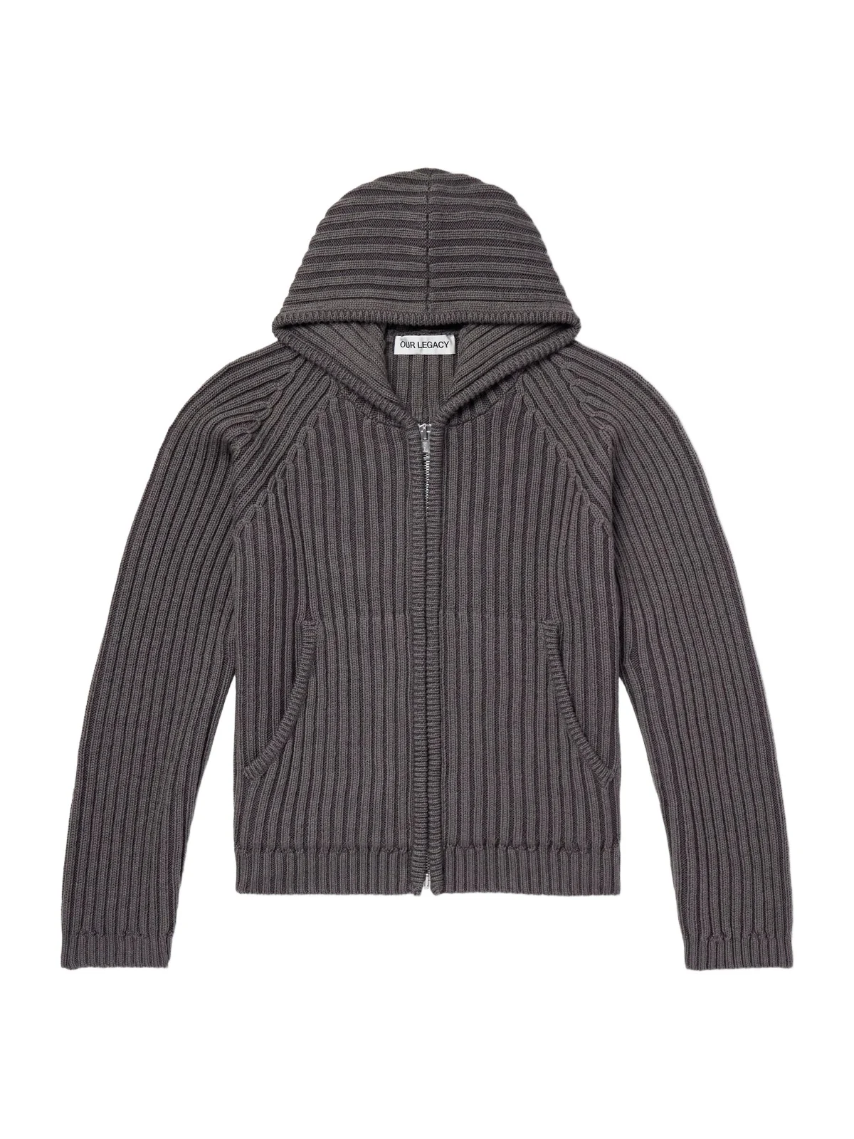 Our Legacy Level Merino Wool Zip-Up Hoodie - Men