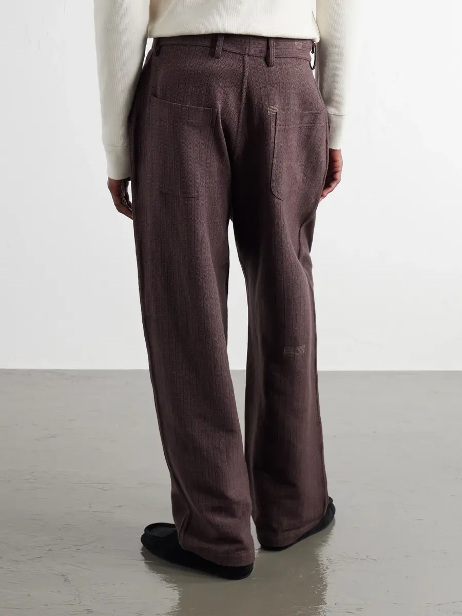 Kardo Antonio Straight-Leg Pinstriped Cotton Suit Trousers - Men | Thumbnail 4