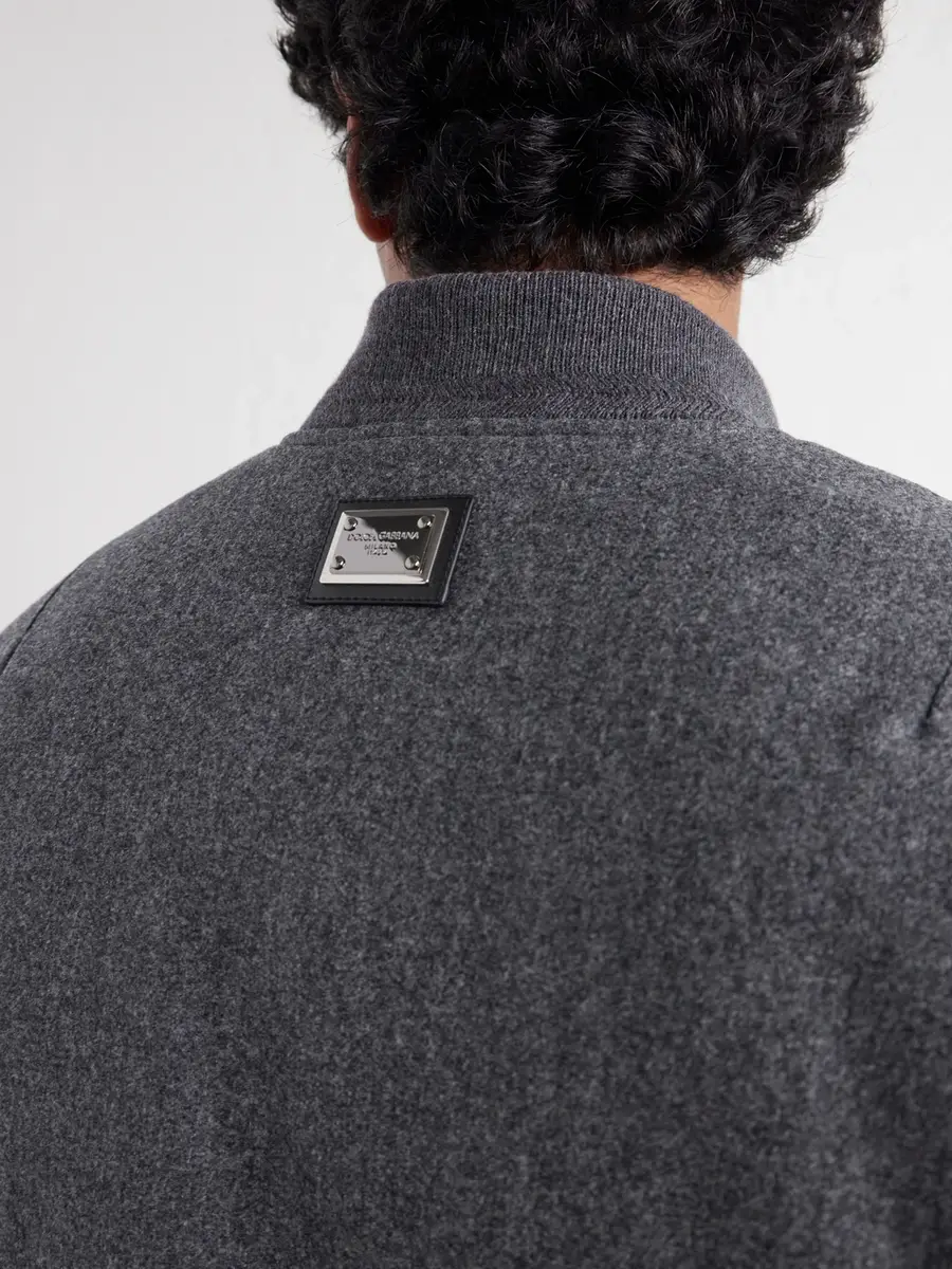 Dolce & Gabbana Wool-Flannel Bomber Jacket - Men | Thumbnail 6 Dolce & Gabbana Wool-Flannel Bomber Jacket - Men | Thumbnail 6
