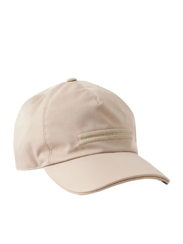 Zegna Logo-Embellished Twill Baseball Cap - Men | Image 1 Zegna Logo-Embellished Twill Baseball Cap - Men | Image 1