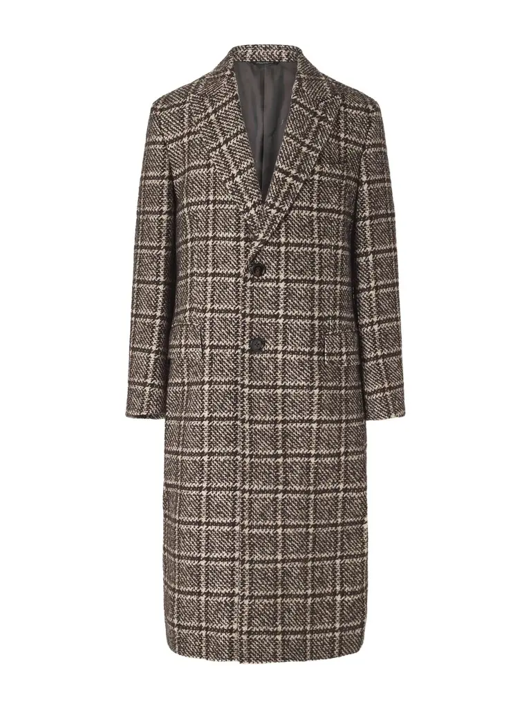 Dolce & Gabbana Checked Wool-Blend Tweed Coat - Men | Image 1 Dolce & Gabbana Checked Wool-Blend Tweed Coat - Men | Image 1