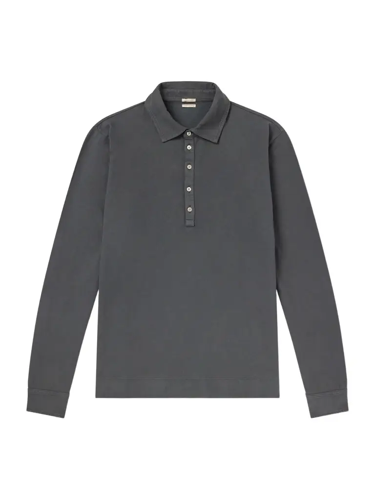 Massimo Alba Raya Cotton-Jersey Polo Shirt - Men | Image 1 Massimo Alba Raya Cotton-Jersey Polo Shirt - Men | Image 1