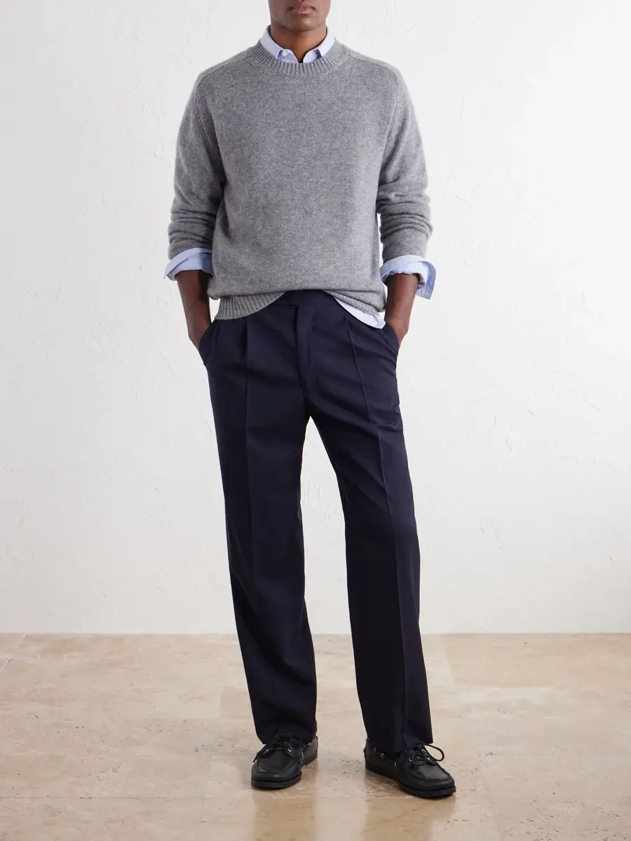 Boglioli Wool and Cashmere-Blend Sweater - Men | Thumbnail 2 Boglioli Wool and Cashmere-Blend Sweater - Men | Thumbnail 2