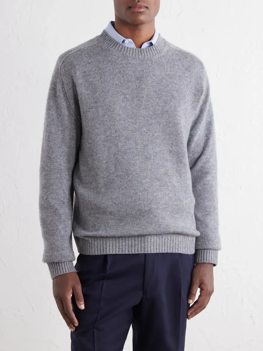 Boglioli Wool and Cashmere-Blend Sweater - Men | Thumbnail 3 Boglioli Wool and Cashmere-Blend Sweater - Men | Thumbnail 3