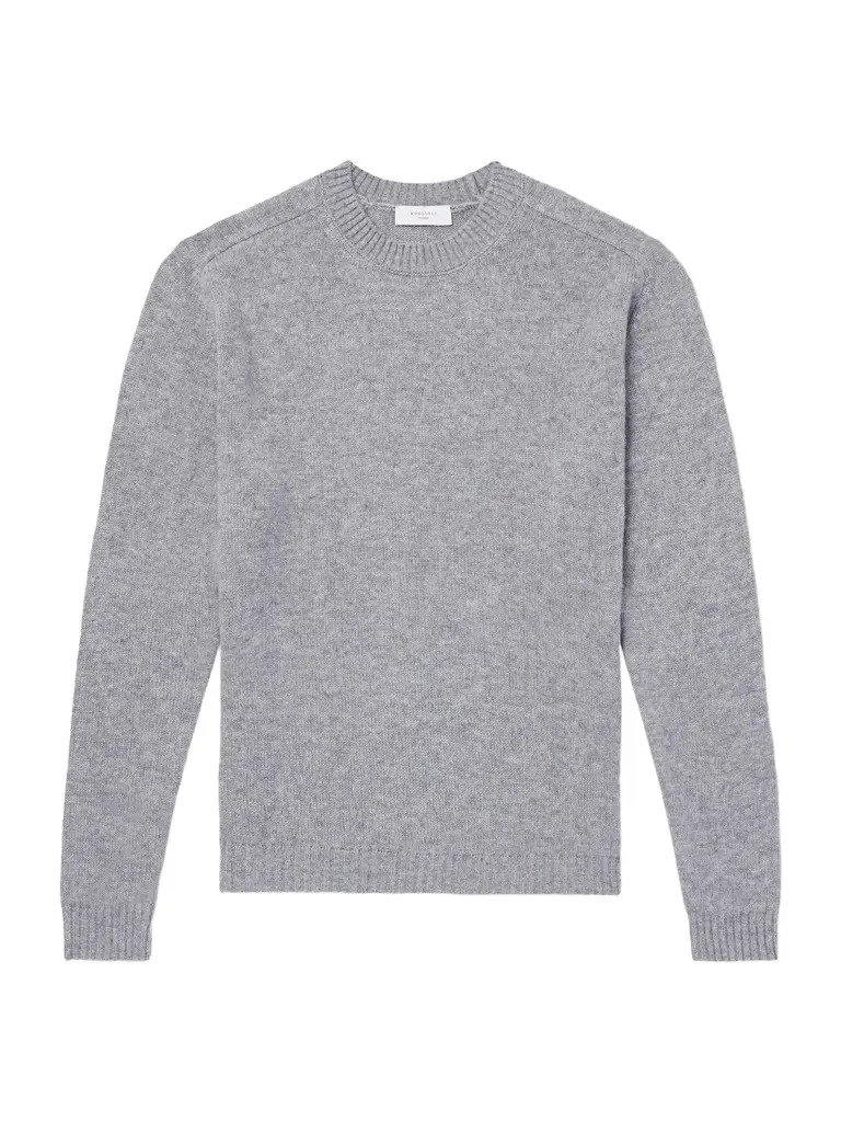Boglioli Wool and Cashmere-Blend Sweater - Men