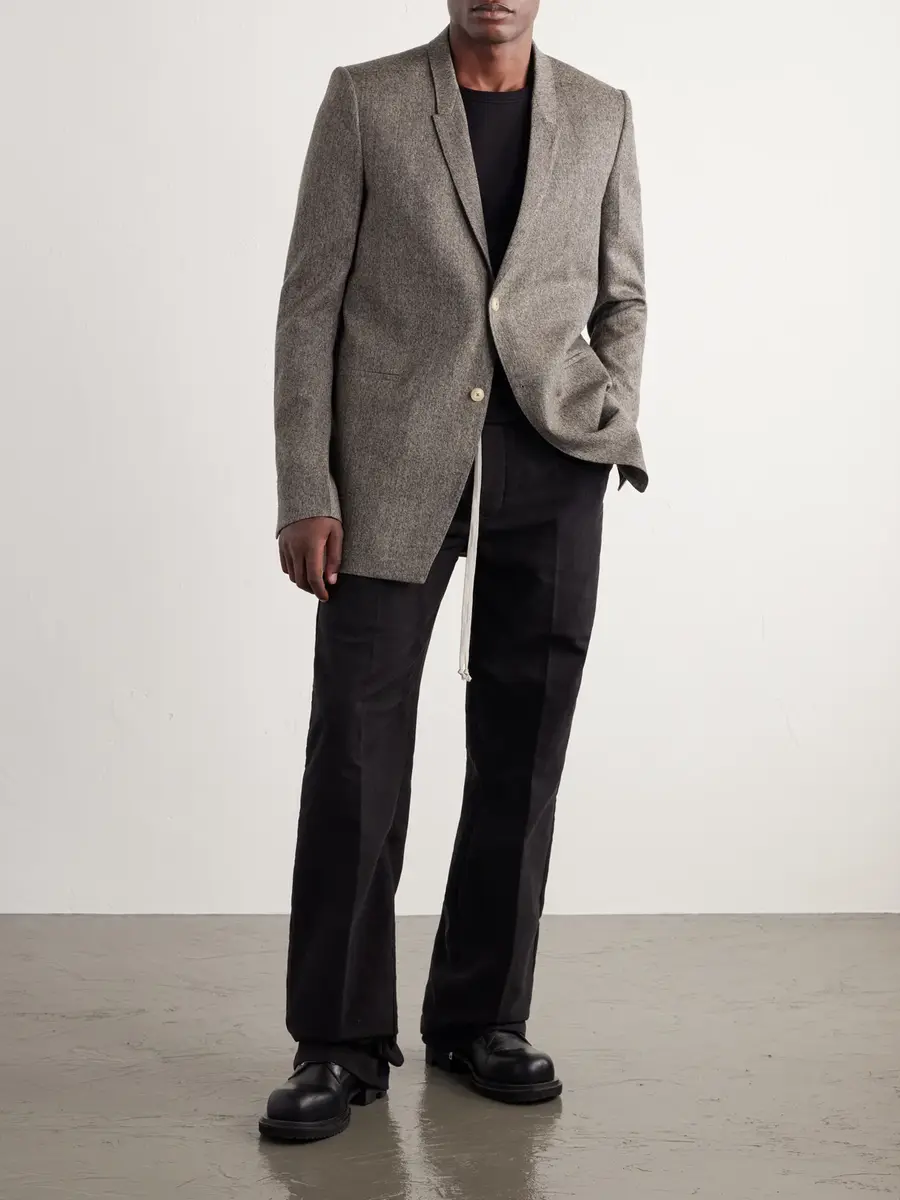 Rick Owens Concordian Wool Blazer - Men | Thumbnail 2