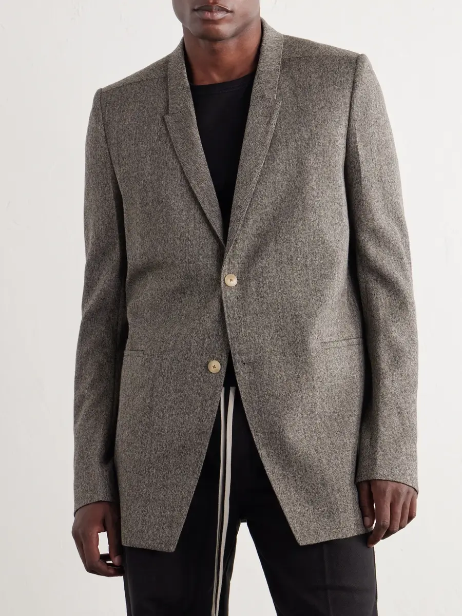 Rick Owens Concordian Wool Blazer - Men | Thumbnail 3