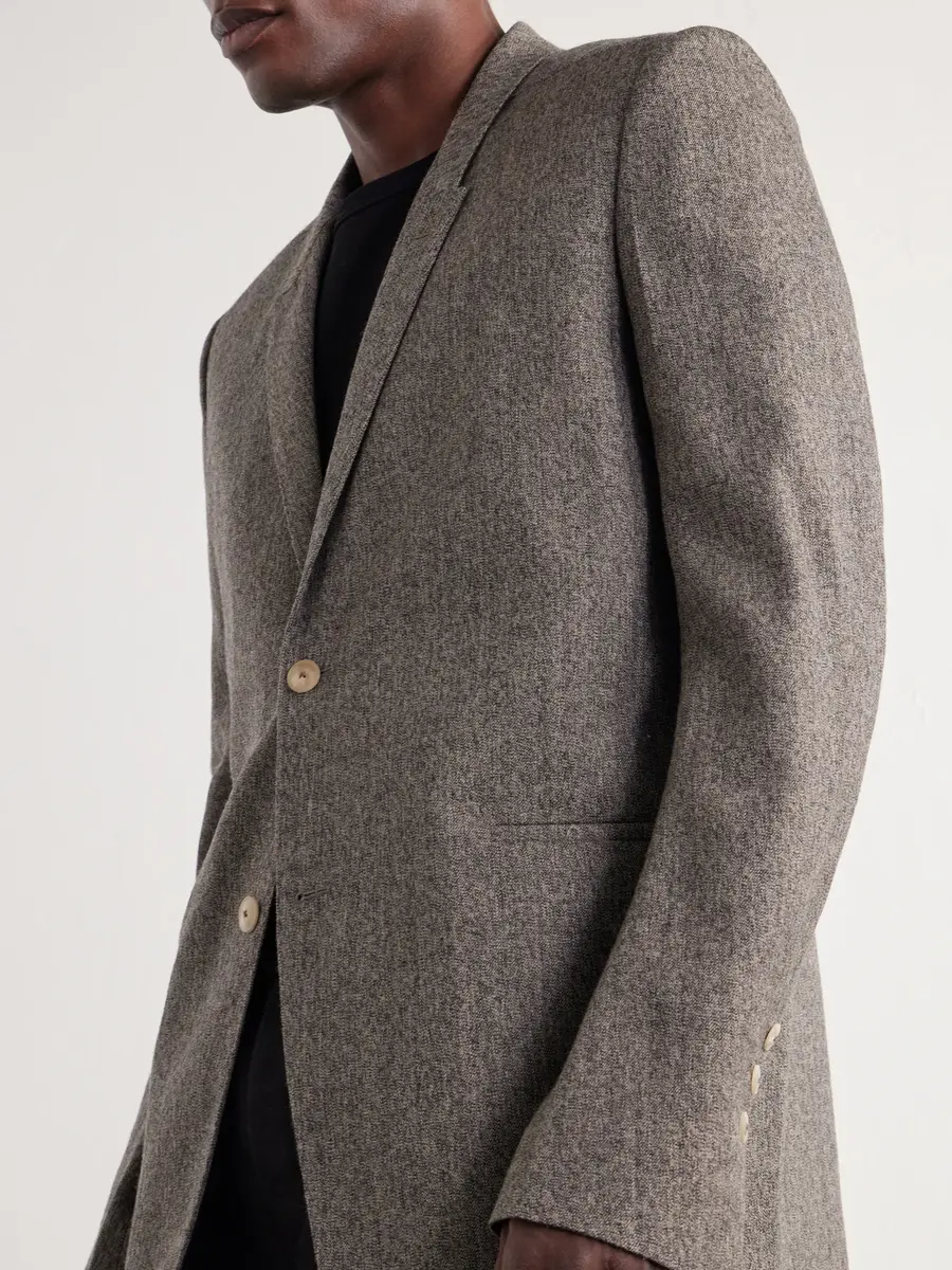 Rick Owens Concordian Wool Blazer - Men | Thumbnail 5