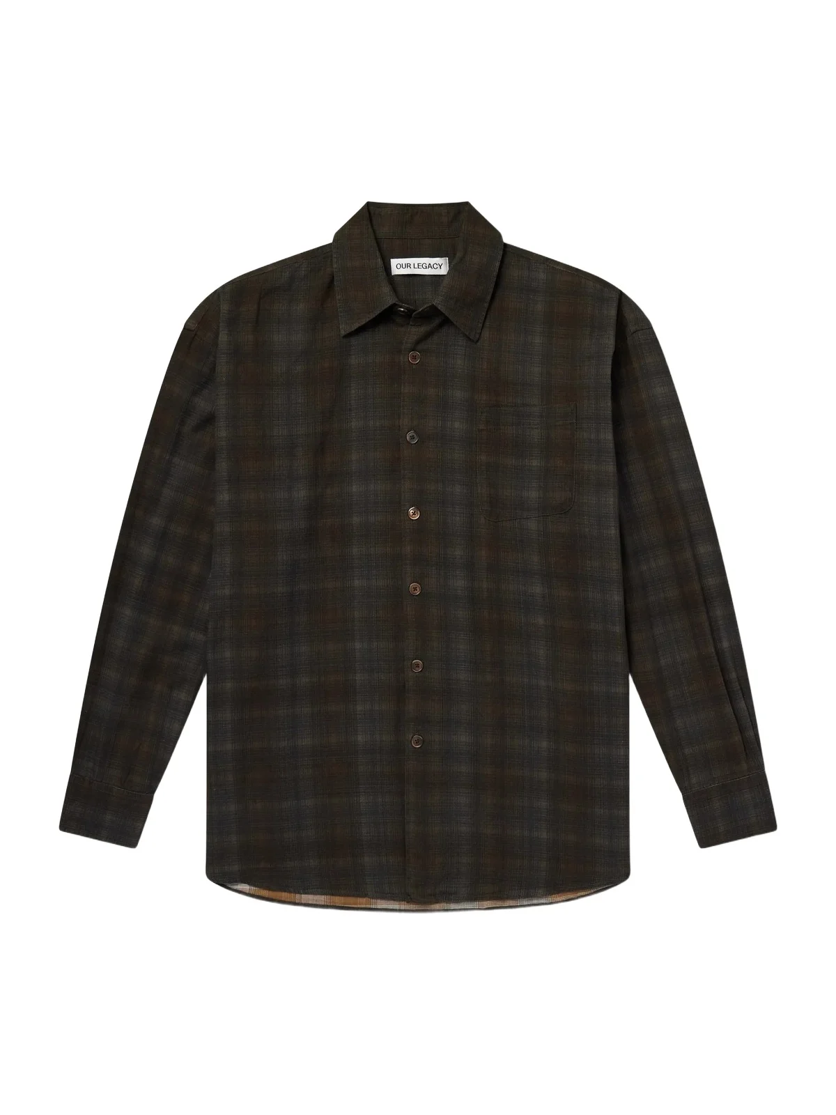 Borrowed Checked Cotton-Flannel Shirt - Men