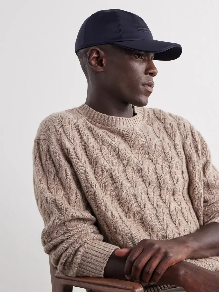 Zegna Motorin Logo-Embellished Shell Cap - Men | Thumbnail 2 Zegna Motorin Logo-Embellished Shell Cap - Men | Thumbnail 2