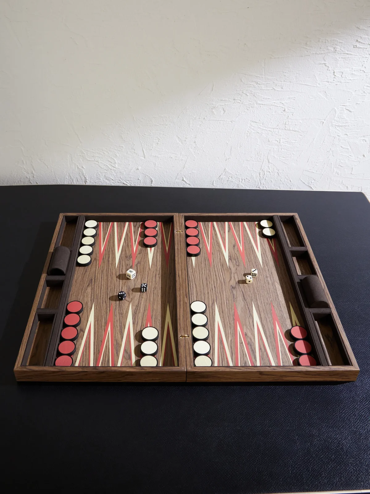 L'Objet Laotze Wood Backgammon Set - Men