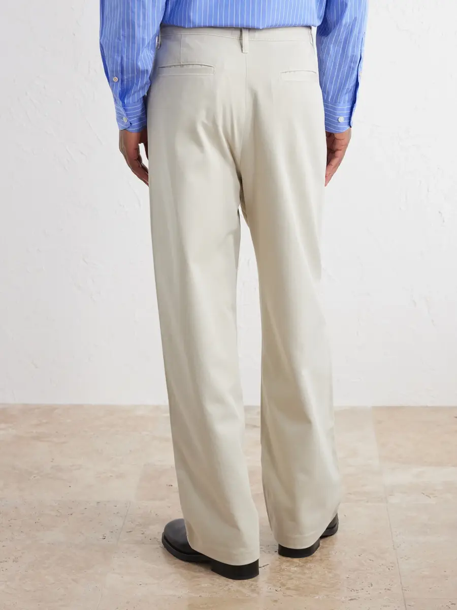 Frame Wide-Leg Cotton-Twill Trousers - Men | Thumbnail 4 Frame Wide-Leg Cotton-Twill Trousers - Men | Thumbnail 4