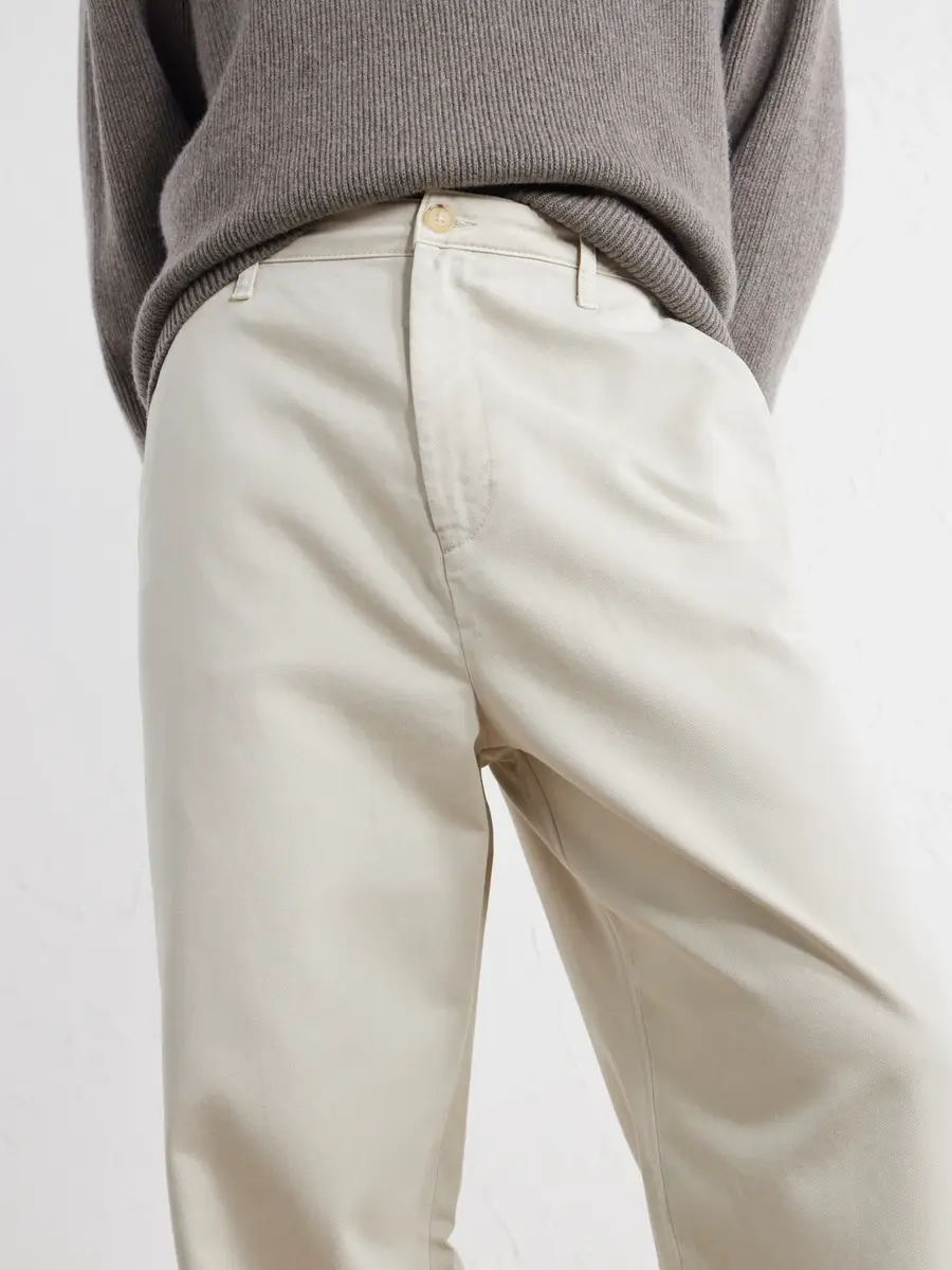 Frame Wide-Leg Cotton-Twill Trousers - Men | Thumbnail 5 Frame Wide-Leg Cotton-Twill Trousers - Men | Thumbnail 5