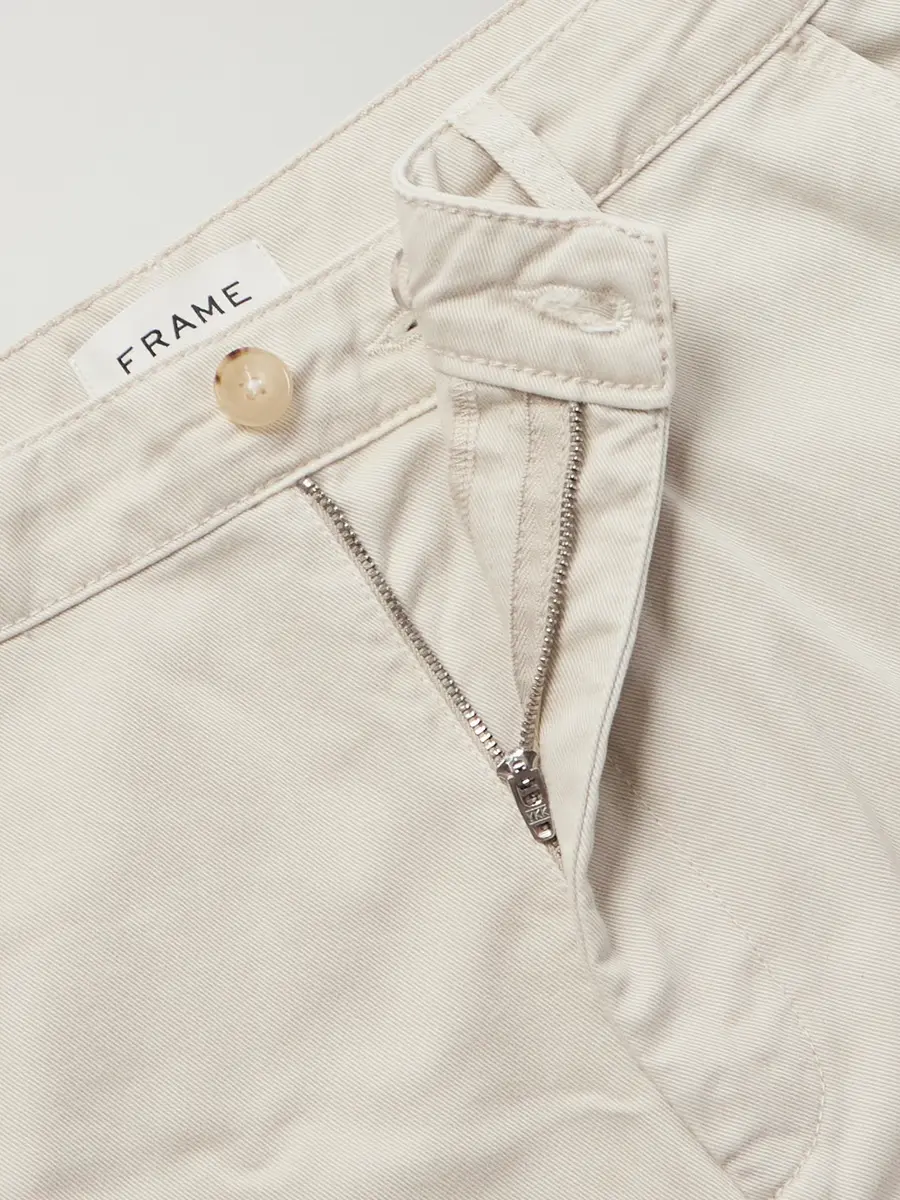 Frame Wide-Leg Cotton-Twill Trousers - Men | Thumbnail 6 Frame Wide-Leg Cotton-Twill Trousers - Men | Thumbnail 6