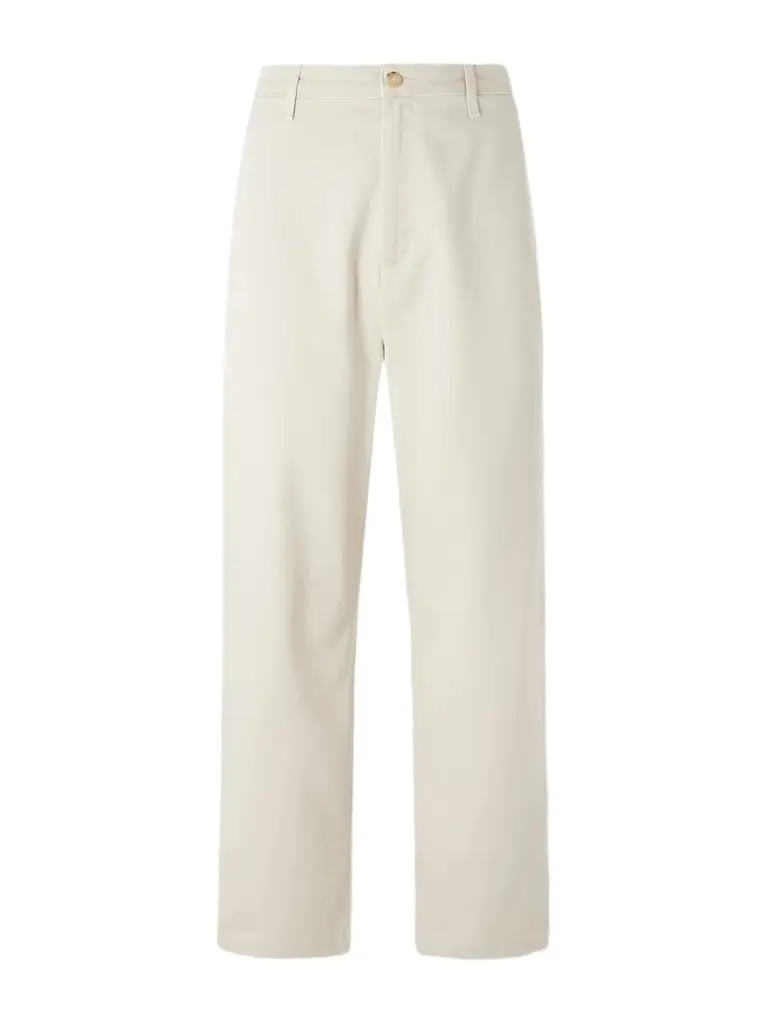 Frame Wide-Leg Cotton-Twill Trousers - Men
