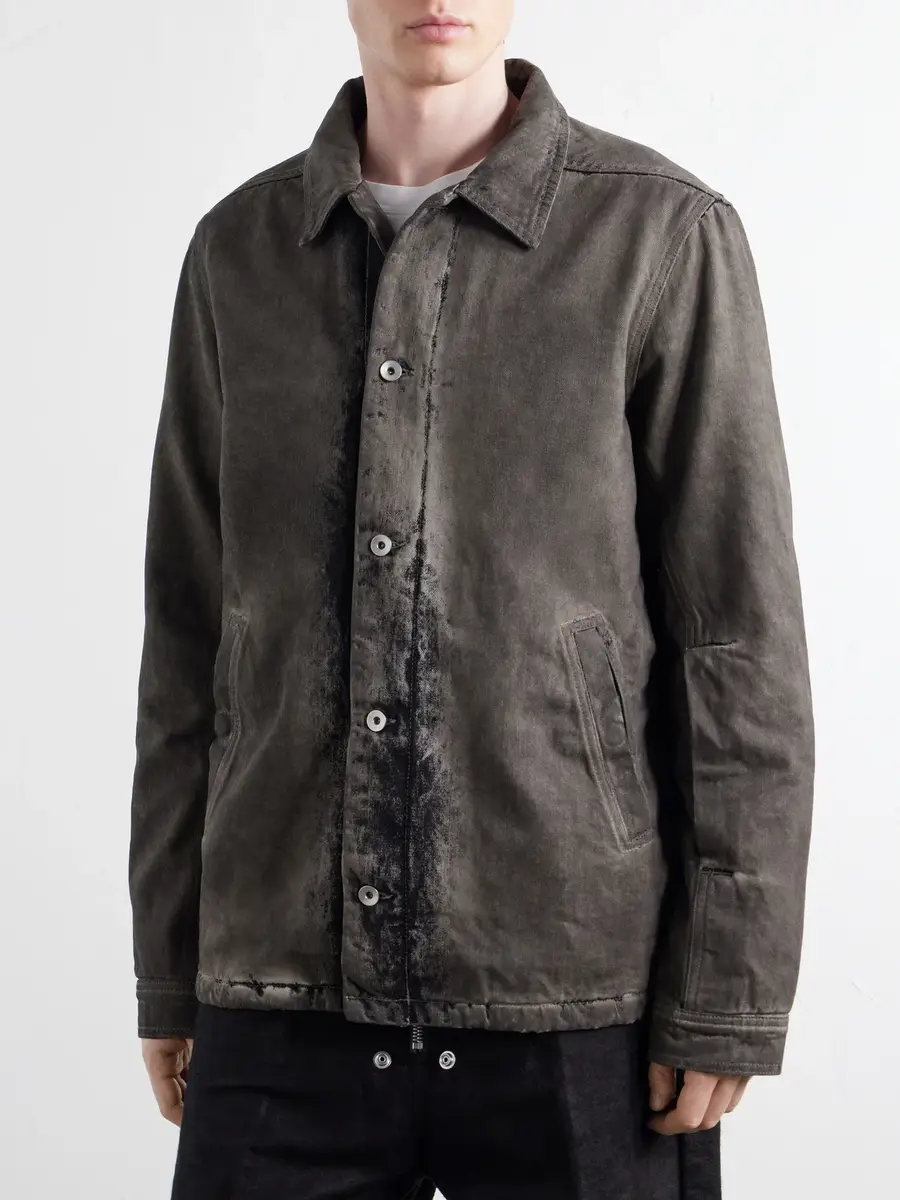 DRKSHDW by Rick Owens Brad Washed-Denim Jacket - Men | Thumbnail 3