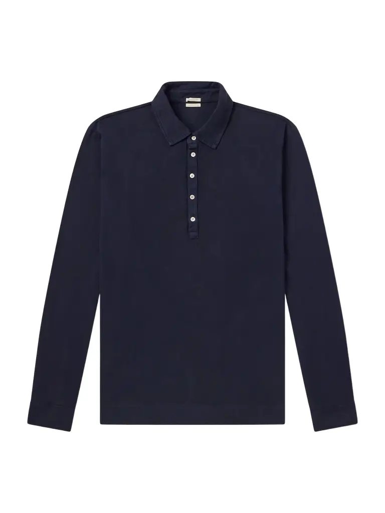 Massimo Alba Raya Cotton-Jersey Polo Shirt - Men | Image 1 Massimo Alba Raya Cotton-Jersey Polo Shirt - Men | Image 1