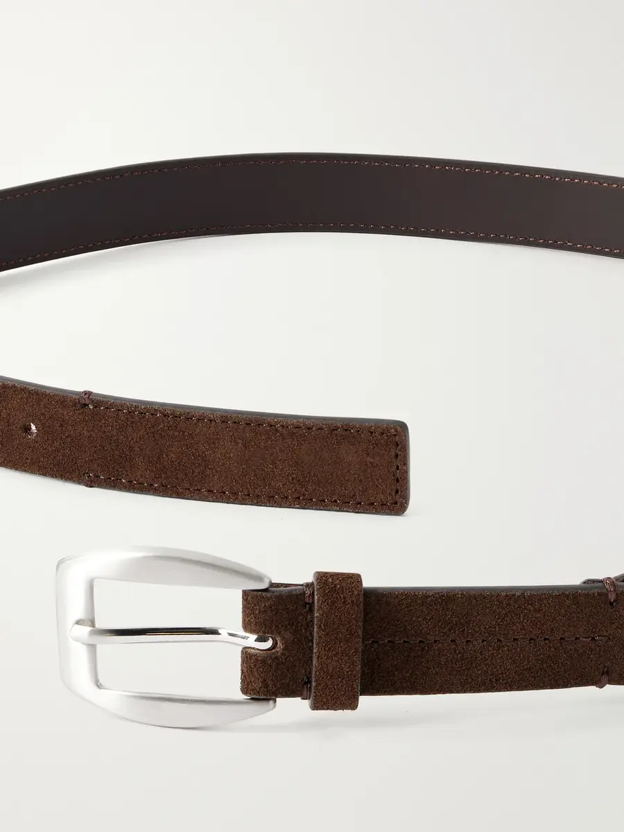 NN07 2cm Dual 90025 Suede Belt - Men | Thumbnail 3 NN07 2cm Dual 90025 Suede Belt - Men | Thumbnail 3