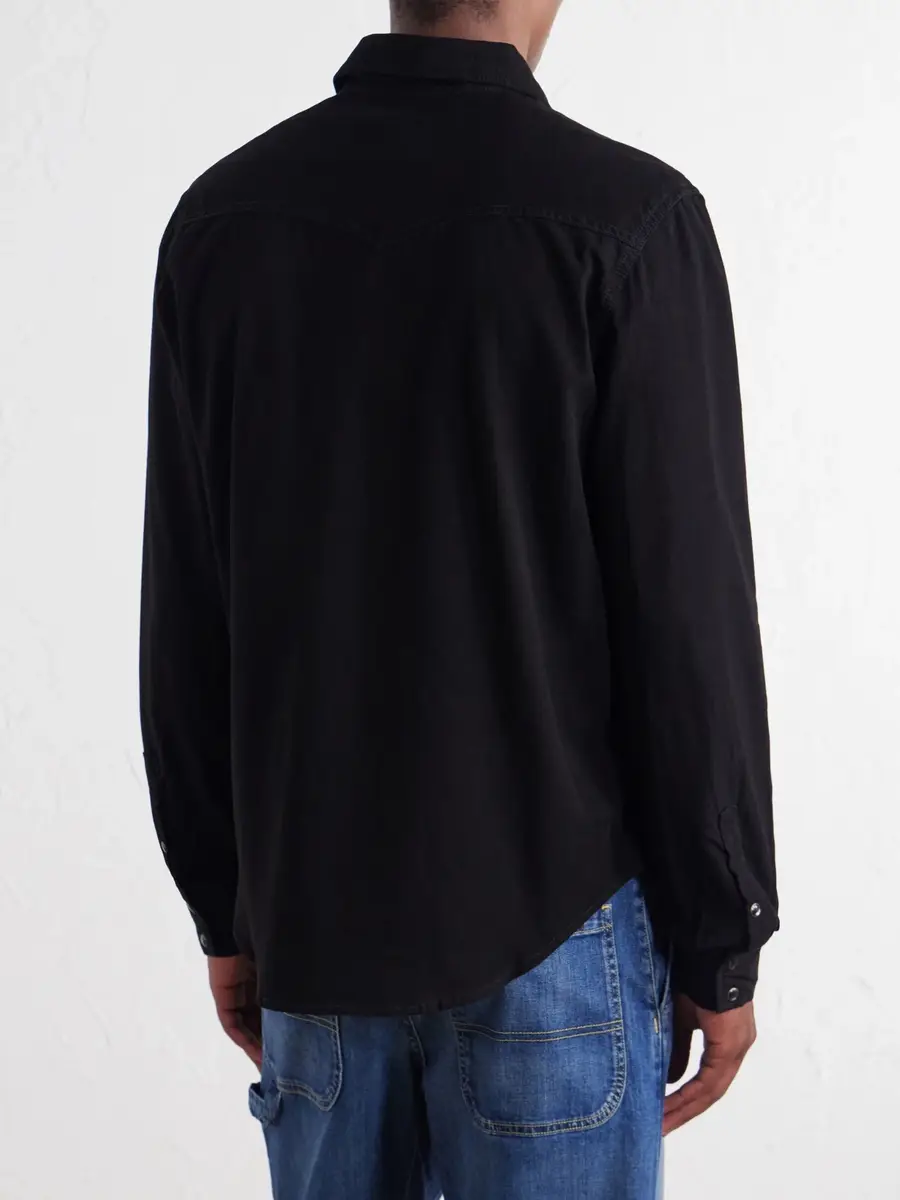 Nili Lotan Travis Denim Shirt - Men | Thumbnail 4 Nili Lotan Travis Denim Shirt - Men | Thumbnail 4