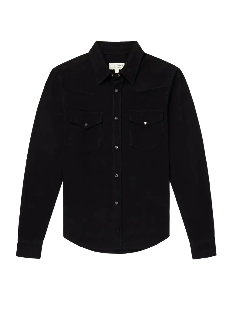 Nili Lotan Travis Denim Shirt - Men | Image 1 Nili Lotan Travis Denim Shirt - Men | Image 1