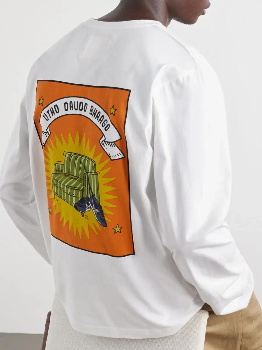 Kardo Printed Cotton-Jersey T-Shirt - Men | Thumbnail 5 Kardo Printed Cotton-Jersey T-Shirt - Men | Thumbnail 5
