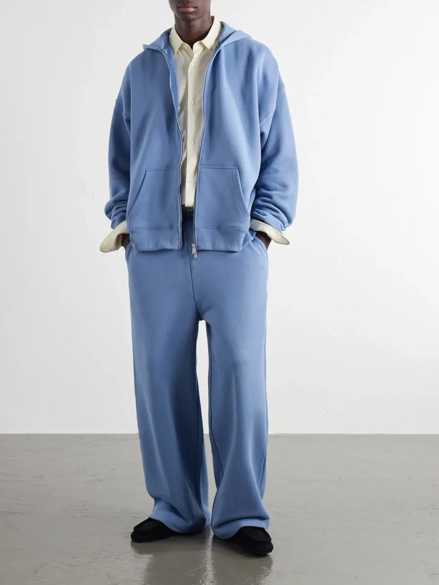 The Elder Statesman Tapered Cotton-Jersey Drawstring Sweatpants - Men | Thumbnail 2