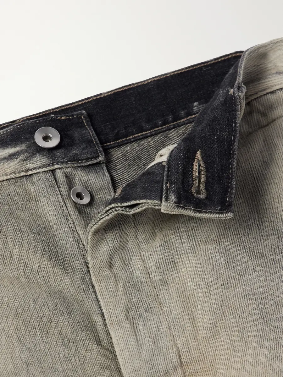 DRKSHDW by Rick Owens Work Straight-Leg Denim Shorts - Men | Thumbnail 6 DRKSHDW by Rick Owens Work Straight-Leg Denim Shorts - Men | Thumbnail 6