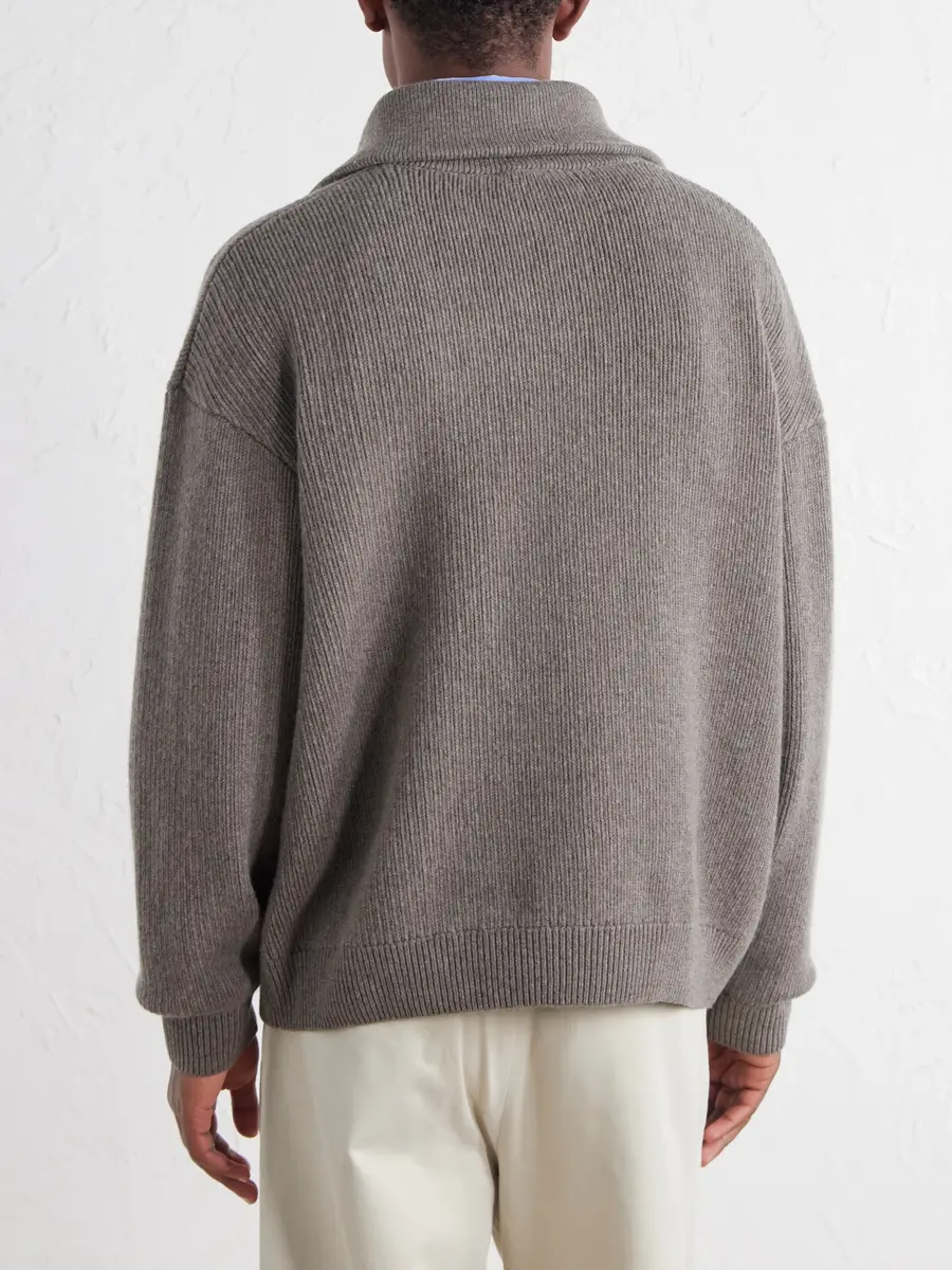 Frame Wool Half-Zip Sweater - Men | Thumbnail 4 Frame Wool Half-Zip Sweater - Men | Thumbnail 4