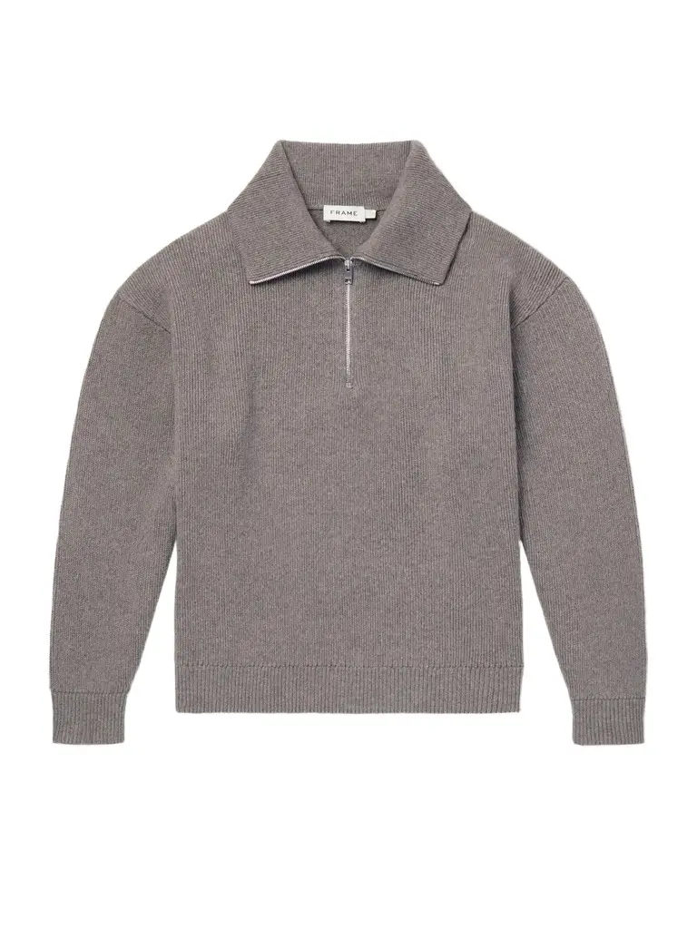 Frame Wool Half-Zip Sweater - Men | Image 1 Frame Wool Half-Zip Sweater - Men | Image 1