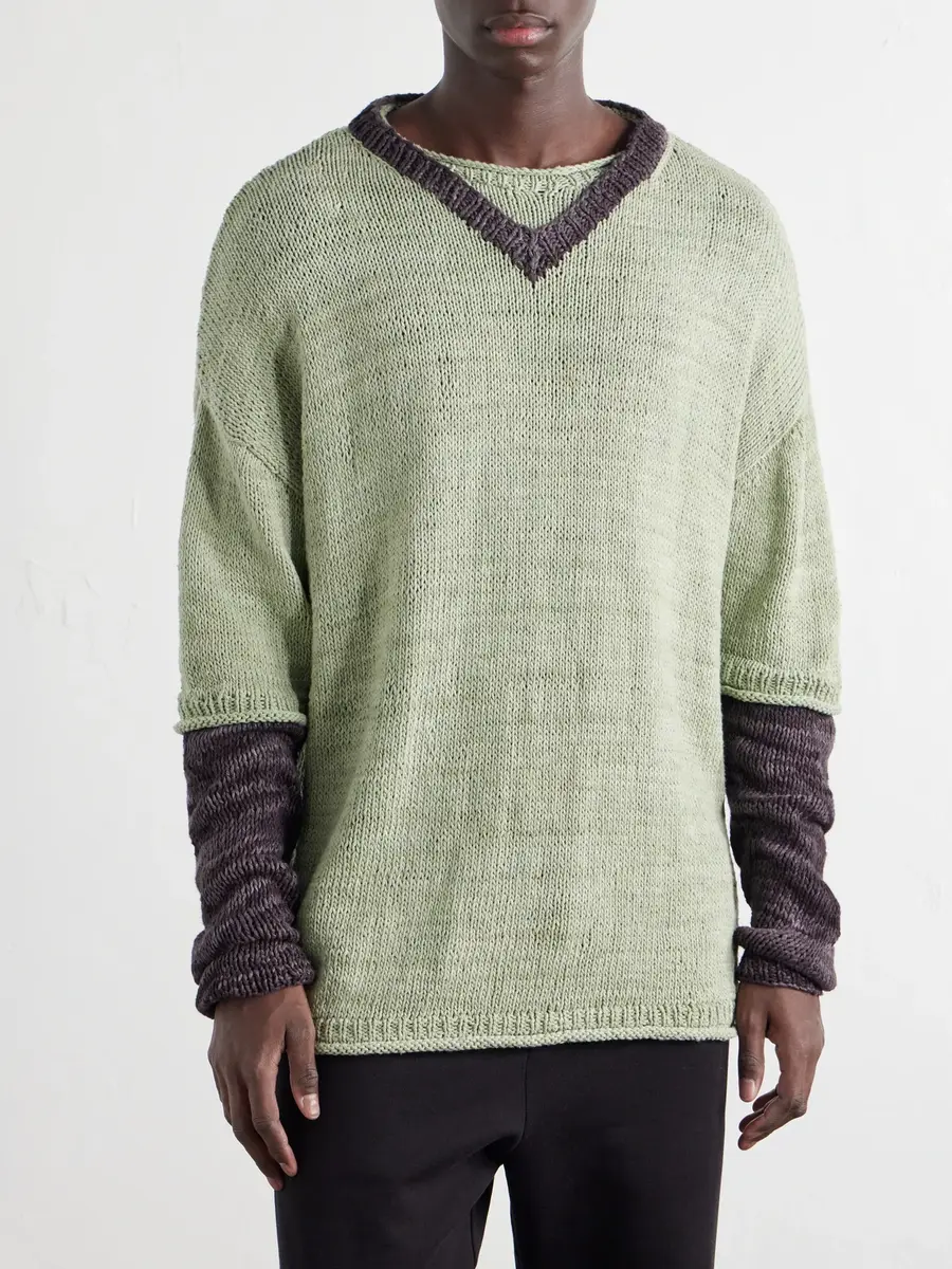 Kartik Research Silk Sweater - Men | Thumbnail 3 Kartik Research Silk Sweater - Men | Thumbnail 3
