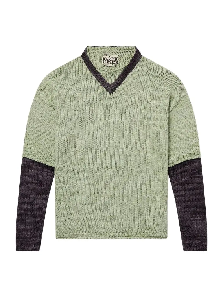 Kartik Research Silk Sweater - Men