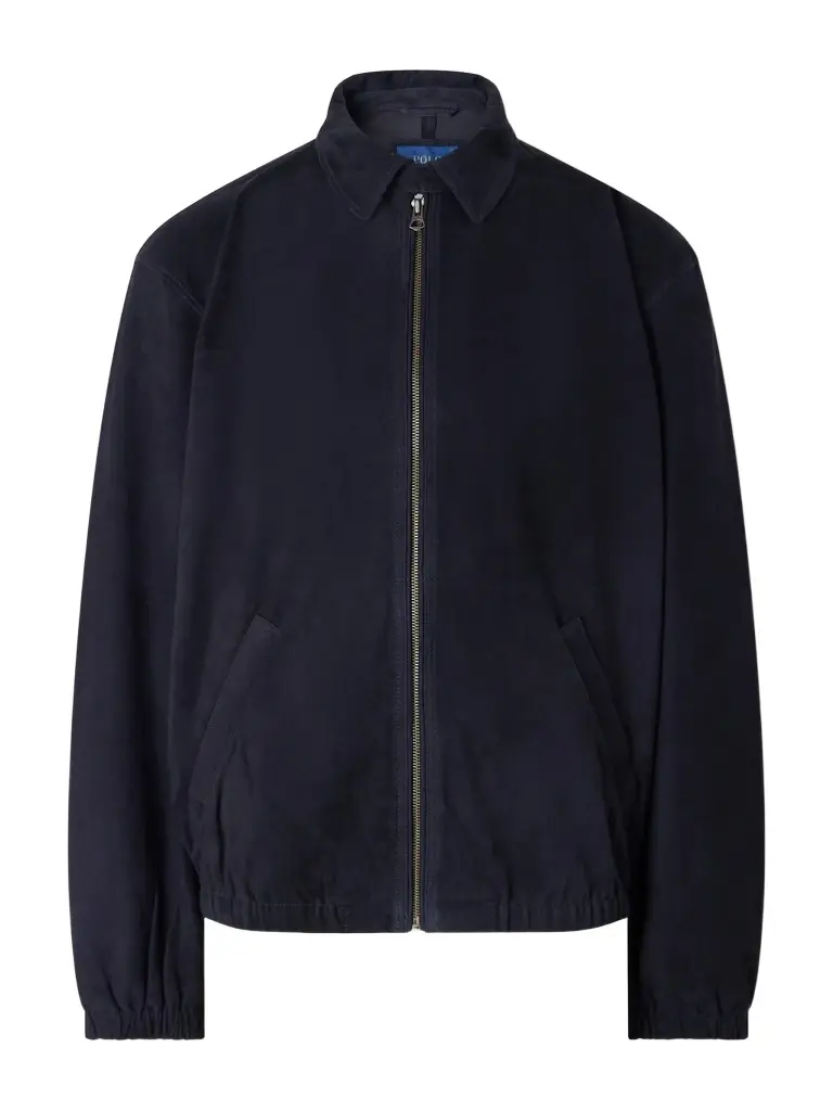 Polo Ralph Lauren Logo-Embroidered Suede Jacket - Men | Image 1 Polo Ralph Lauren Logo-Embroidered Suede Jacket - Men | Image 1
