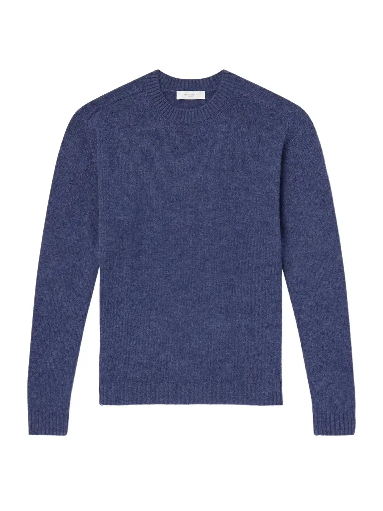 Boglioli Wool and Cashmere-Blend Sweater - Men
